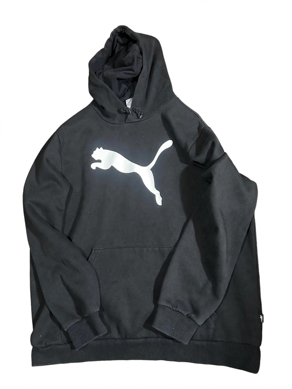 Men’s Black Puma Pullover Hoodie
